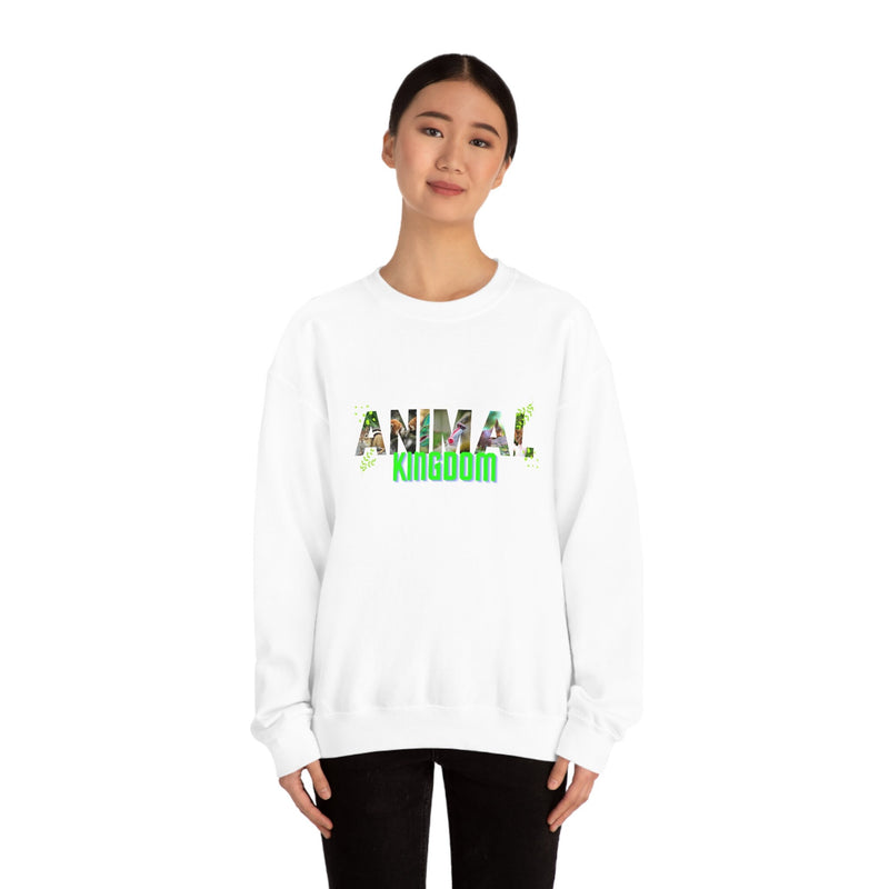 Unisex Heavy Blend Crewneck Animal Kingdom Sweatshirt