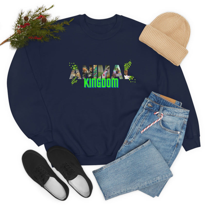 Unisex Heavy Blend Crewneck Animal Kingdom Sweatshirt