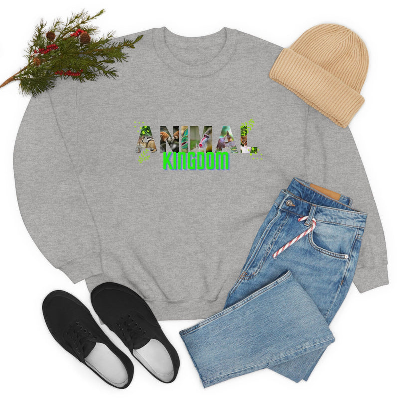 Unisex Heavy Blend Crewneck Animal Kingdom Sweatshirt