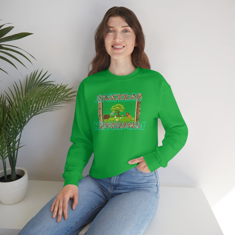 Unisex Heavy Blend Crewneck Animal Kingdom Sweatshirt