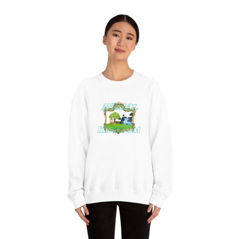 Unisex Heavy Blend Crewneck Animal Kingdom Sweatshirt