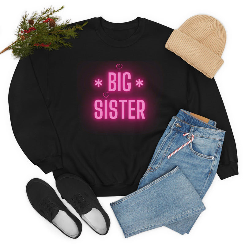 Unisex Heavy Blend Crewneck big sister shirt Sweatshirt