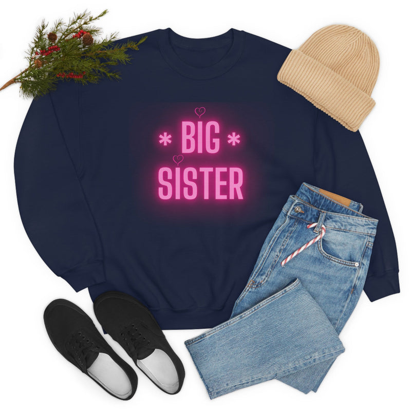 Unisex Heavy Blend Crewneck big sister shirt Sweatshirt