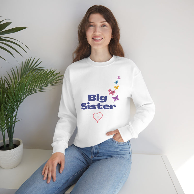 Unisex Heavy Blend Crewneck big sister shirt Sweatshirt