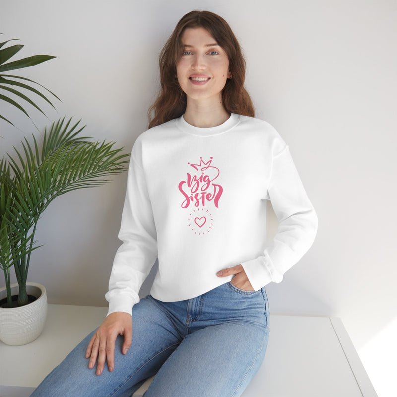 Unisex Heavy Blend Crewneck big sister shirt Sweatshirt