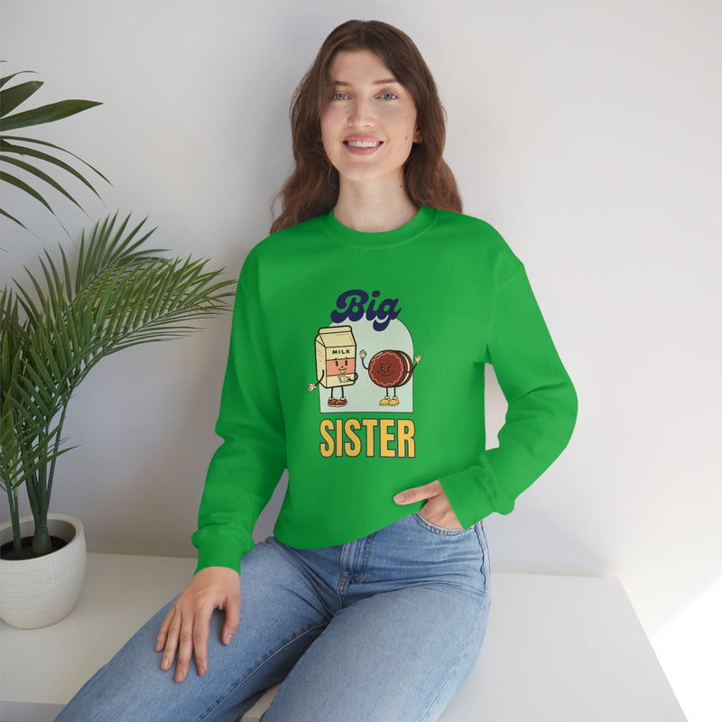 Unisex Heavy Blend Crewneck big sister shirt Sweatshirt