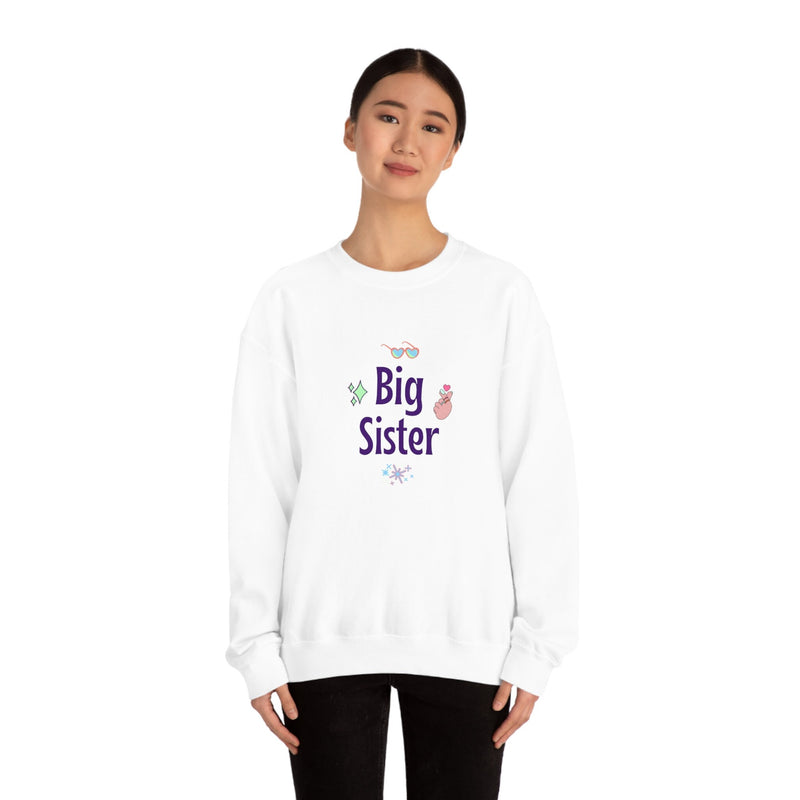 Unisex Heavy Blend Crewneck big sister shirt Sweatshirt