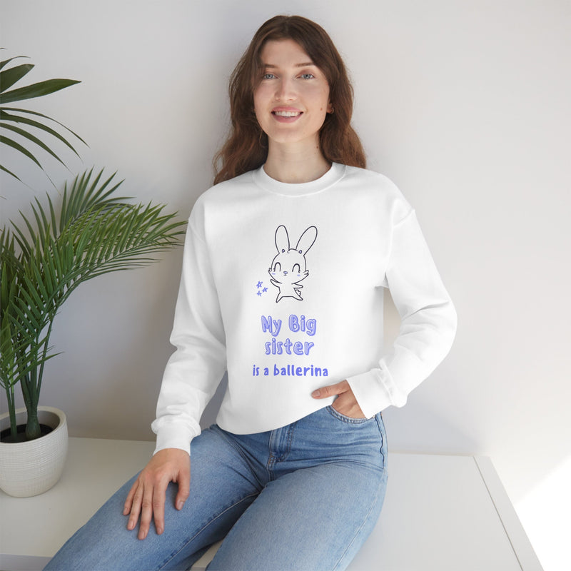 Unisex Heavy Blend Crewneck big sister shirt Sweatshirt