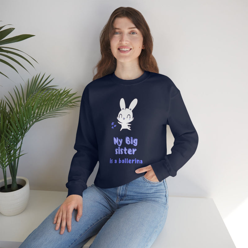 Unisex Heavy Blend Crewneck big sister shirt Sweatshirt