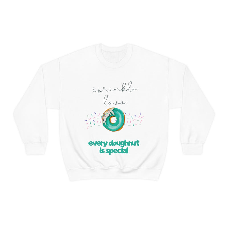 Unisex Heavy Blend Crewneck donut shirt Sweatshirt