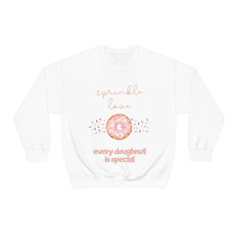 Unisex Heavy Blend Crewneck donut shirt Sweatshirt