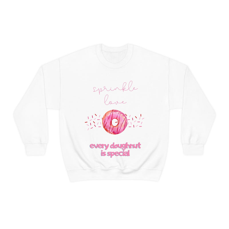 Unisex Heavy Blend Crewneck donut shirt Sweatshirt