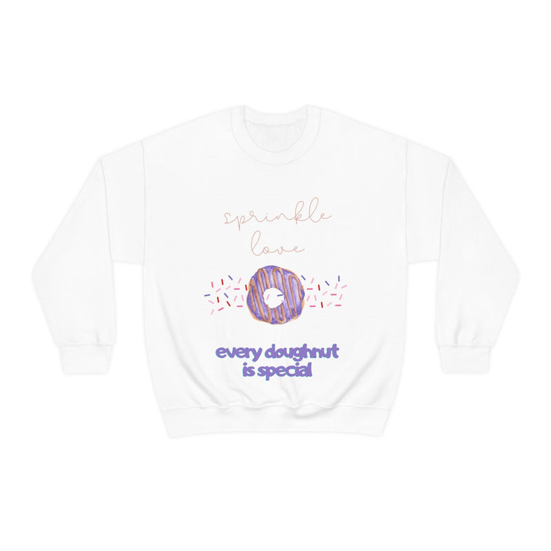 Unisex Heavy Blend Crewneck donut shirt Sweatshirt