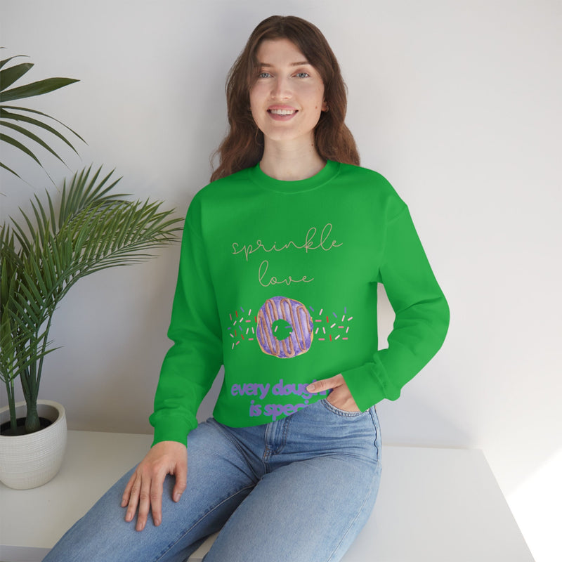 Unisex Heavy Blend Crewneck donut shirt Sweatshirt