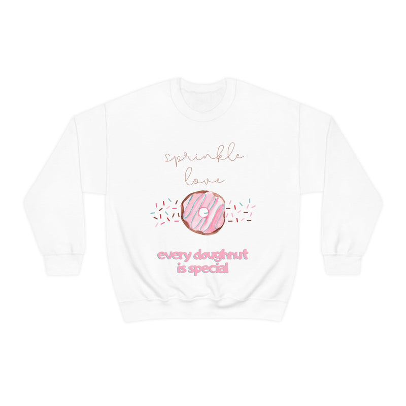 Unisex Heavy Blend Crewneck donut shirt Sweatshirt