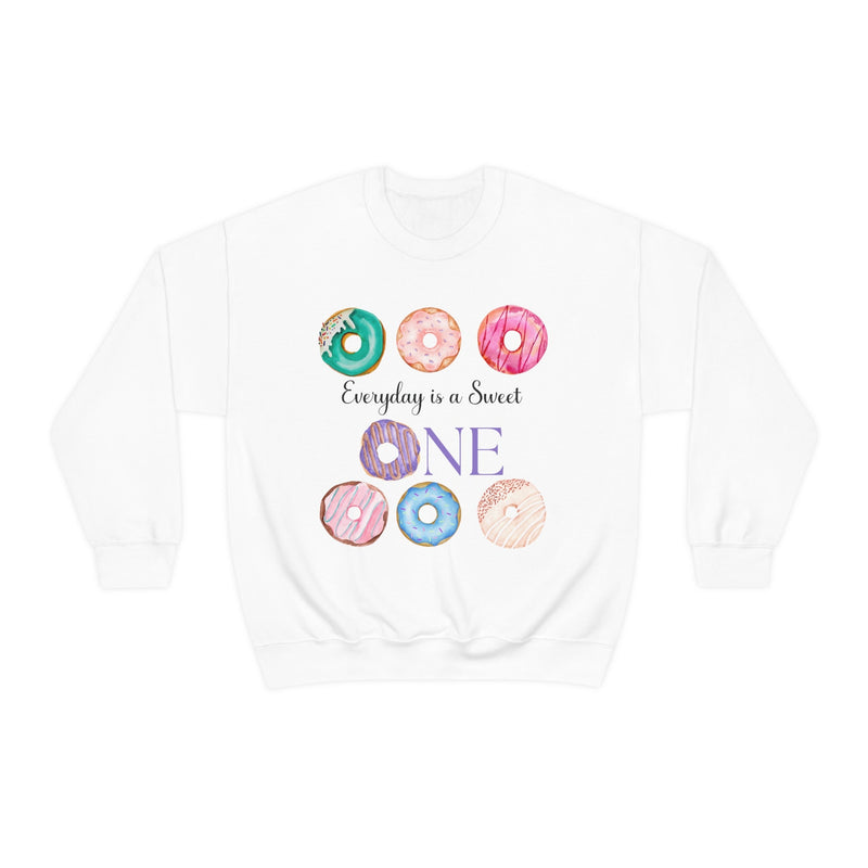 Unisex Heavy Blend Crewneck donut shirt Sweatshirt