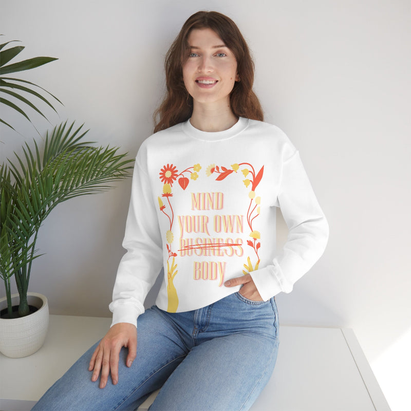 Unisex Heavy Blend Crewneck feminist Sweatshirt