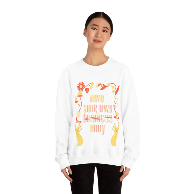 Unisex Heavy Blend Crewneck feminist Sweatshirt