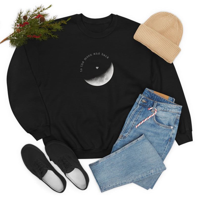 Unisex Heavy Blend Crewneck two the moon Sweatshirt