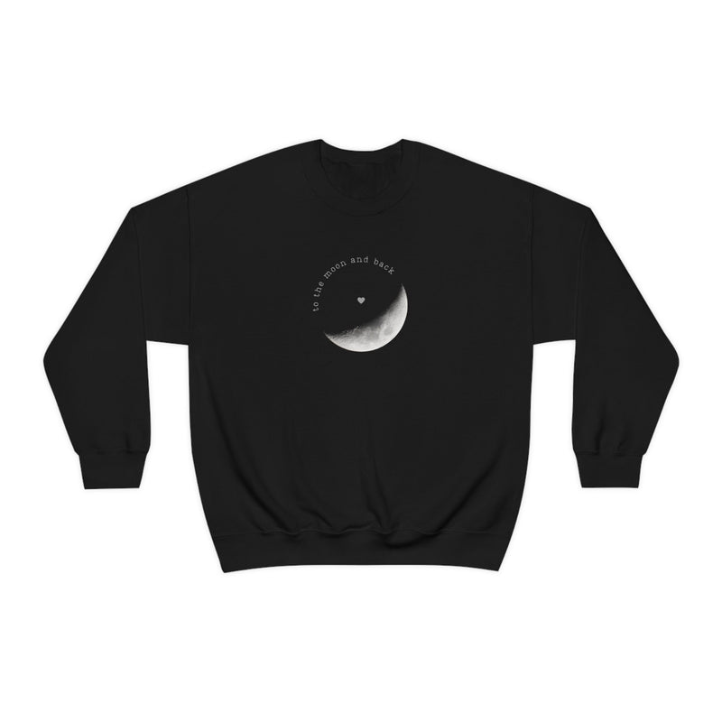 Unisex Heavy Blend Crewneck two the moon Sweatshirt