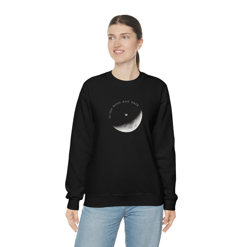 Unisex Heavy Blend Crewneck two the moon Sweatshirt