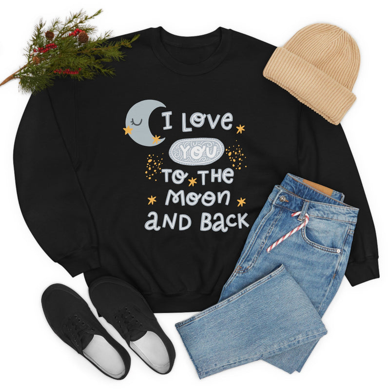 Unisex Heavy Blend Crewneck two the moon Sweatshirt