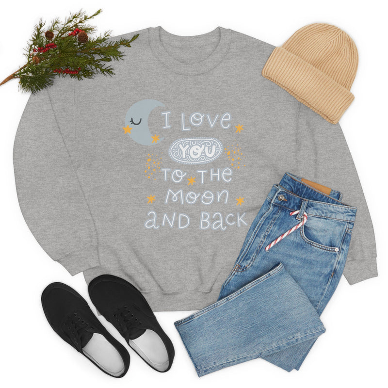 Unisex Heavy Blend Crewneck two the moon Sweatshirt