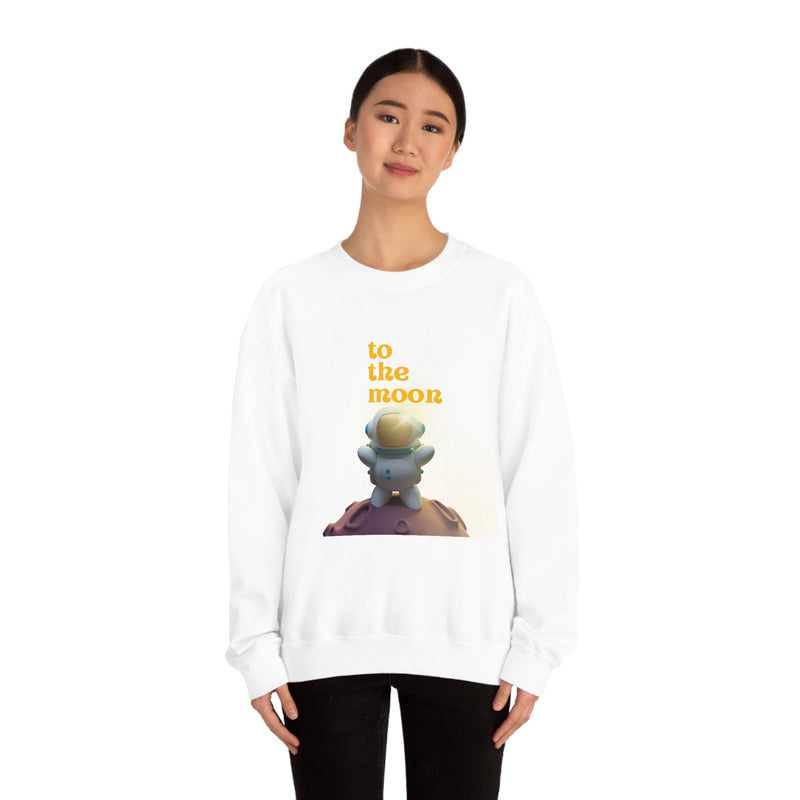 Unisex Heavy Blend Crewneck two the moon Sweatshirt