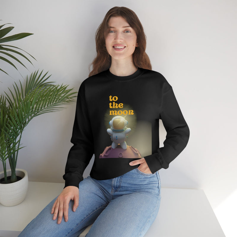 Unisex Heavy Blend Crewneck two the moon Sweatshirt