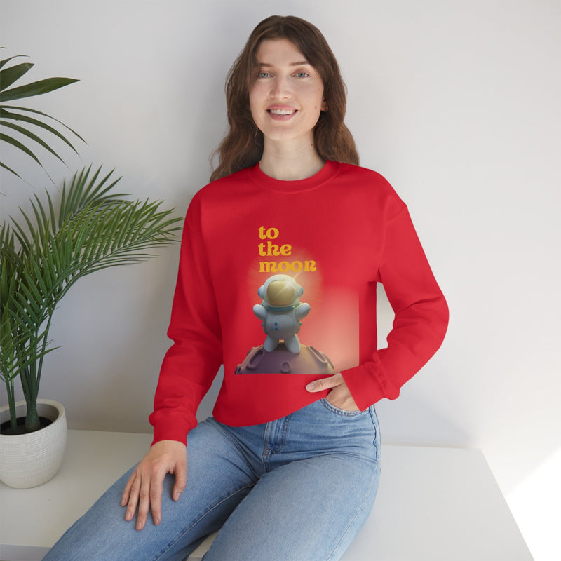 Unisex Heavy Blend Crewneck two the moon Sweatshirt