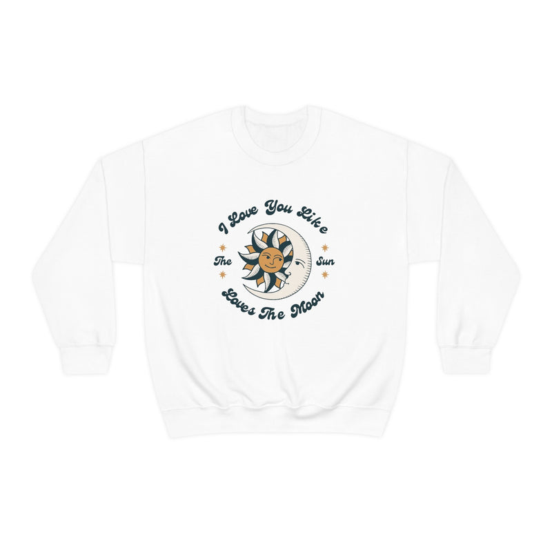 Unisex Heavy Blend Crewneck two the moon Sweatshirt