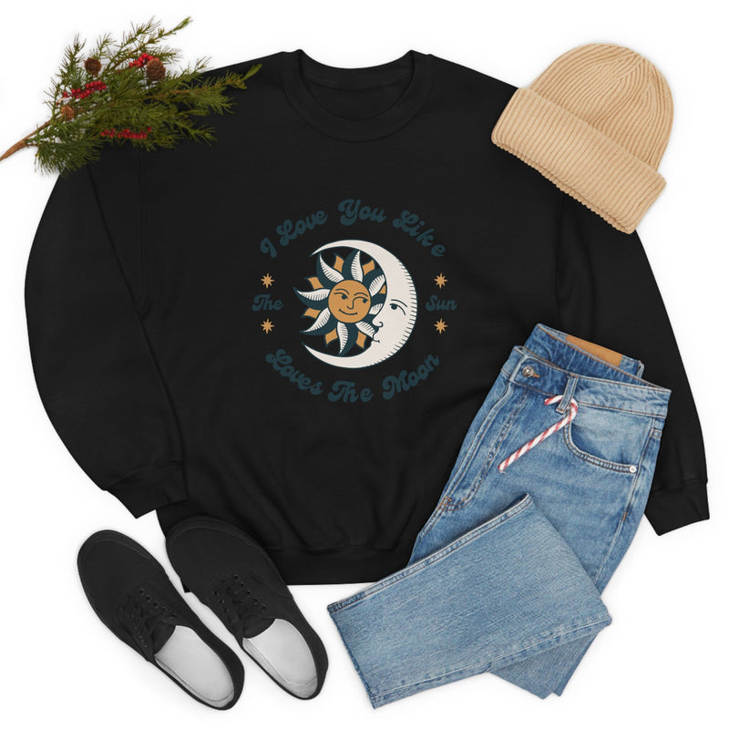 Unisex Heavy Blend Crewneck two the moon Sweatshirt