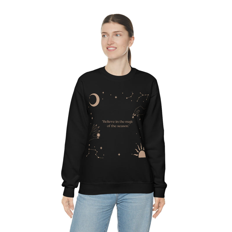 Unisex Heavy Blend Crewneck two the moon Sweatshirt