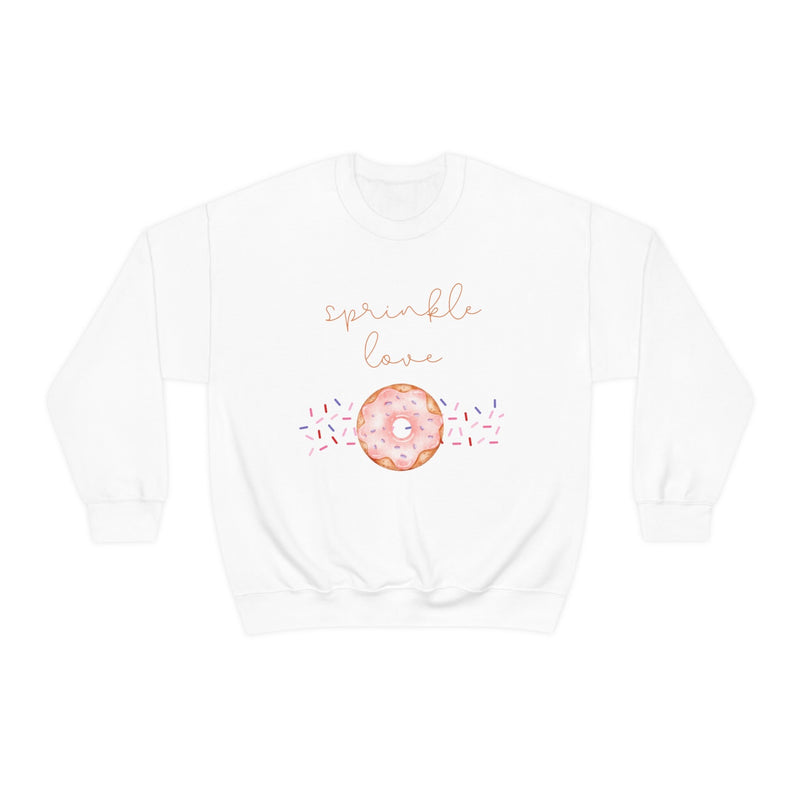 Unisex Heavy Blend Crewneck donut shirt Sweatshirt