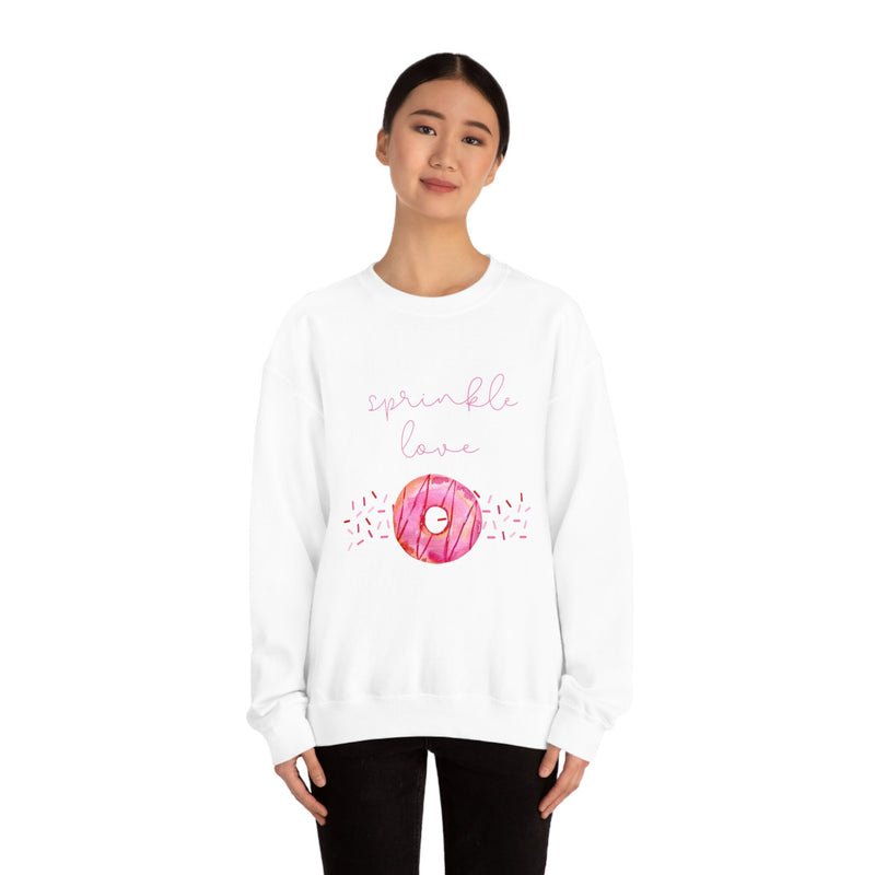 Unisex Heavy Blend Crewneck donut shirt Sweatshirt