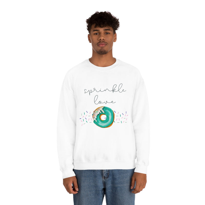 Unisex Heavy Blend Crewneck donut shirt Sweatshirt