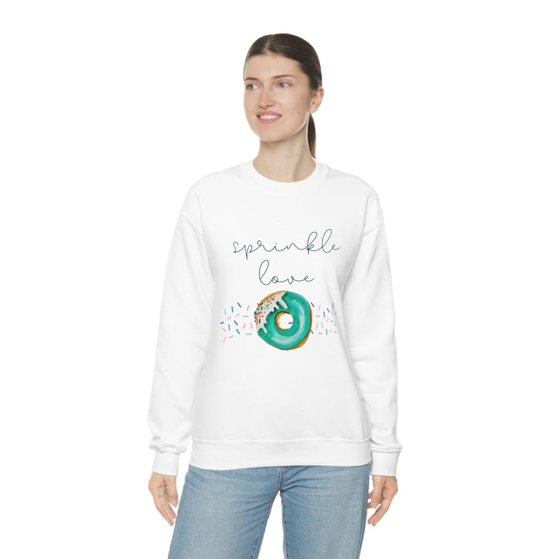 Unisex Heavy Blend Crewneck donut shirt Sweatshirt