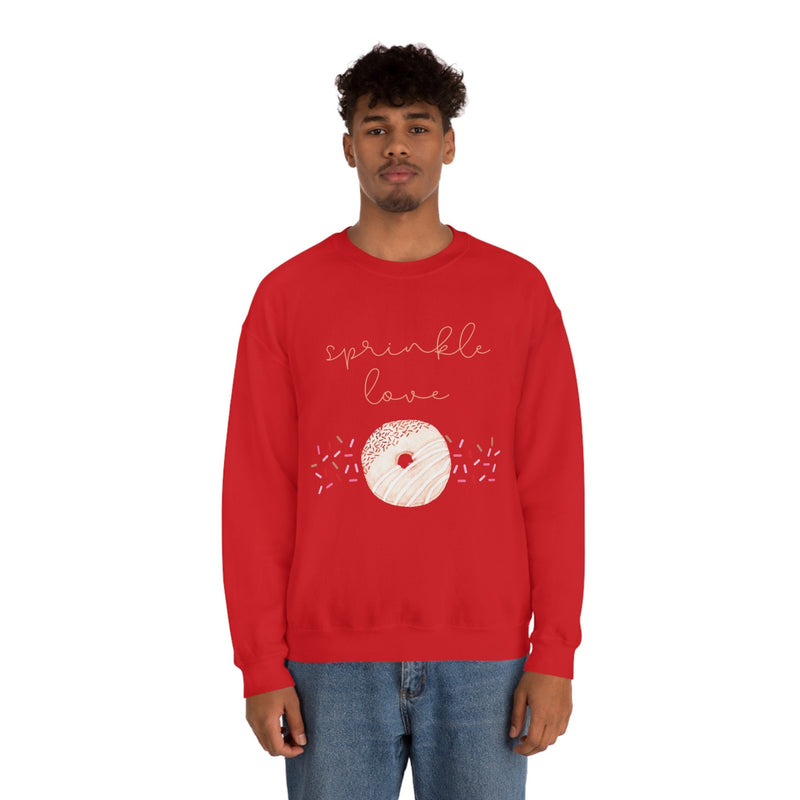 Unisex Heavy Blend Crewneck donut shirt Sweatshirt