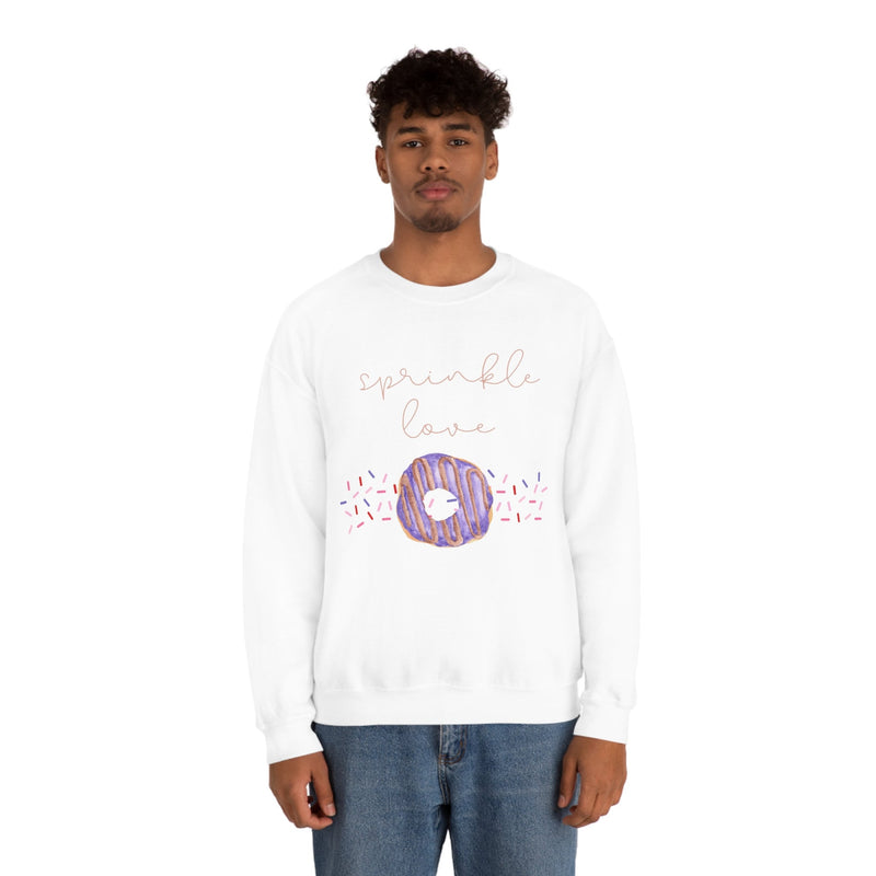 Unisex Heavy Blend Crewneck donut shirt Sweatshirt