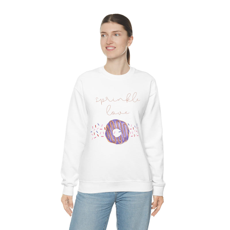 Unisex Heavy Blend Crewneck donut shirt Sweatshirt