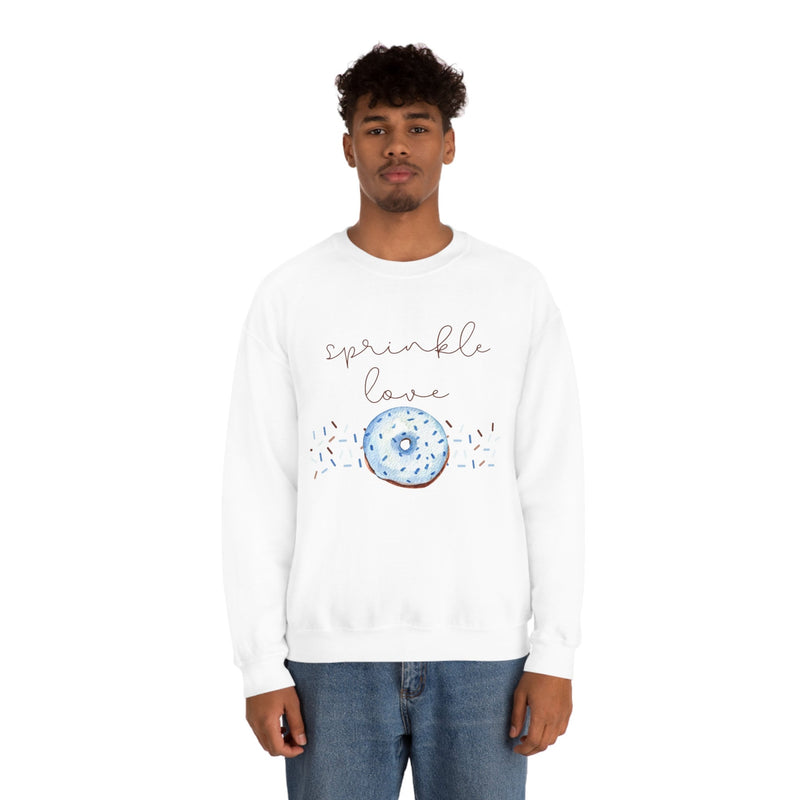 Unisex Heavy Blend Crewneck donut shirt Sweatshirt