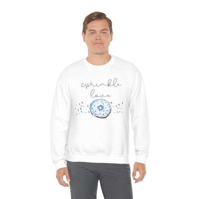 Unisex Heavy Blend Crewneck donut shirt Sweatshirt