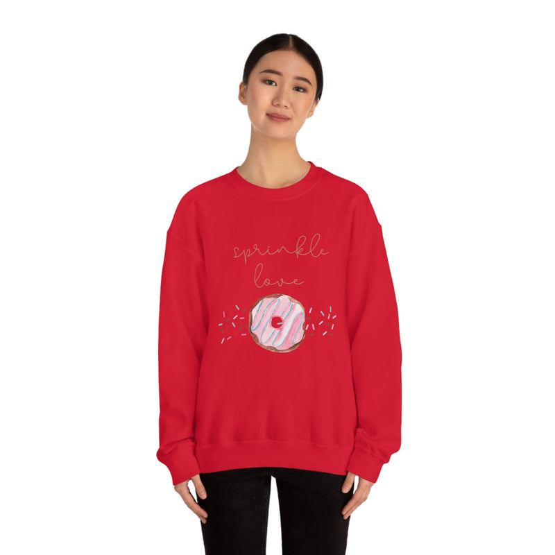 Unisex Heavy Blend Crewneck donut shirt Sweatshirt