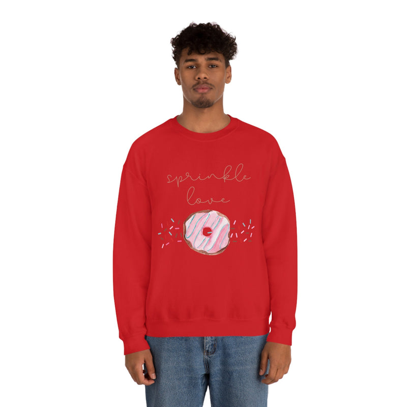 Unisex Heavy Blend Crewneck donut shirt Sweatshirt