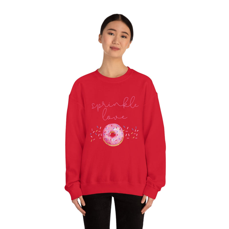 Unisex Heavy Blend Crewneck donut shirt Sweatshirt