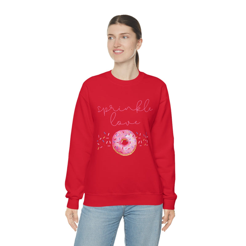 Unisex Heavy Blend Crewneck donut shirt Sweatshirt