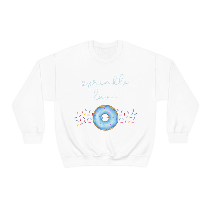 Unisex Heavy Blend Crewneck donut shirt Sweatshirt