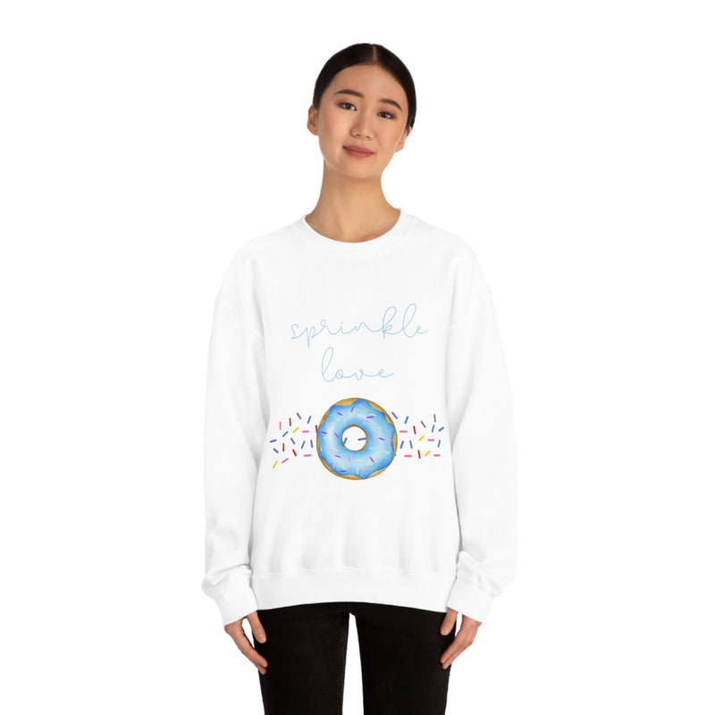 Unisex Heavy Blend Crewneck donut shirt Sweatshirt