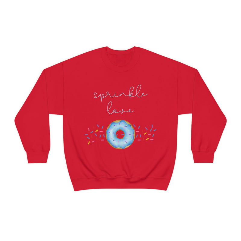 Unisex Heavy Blend Crewneck donut shirt Sweatshirt