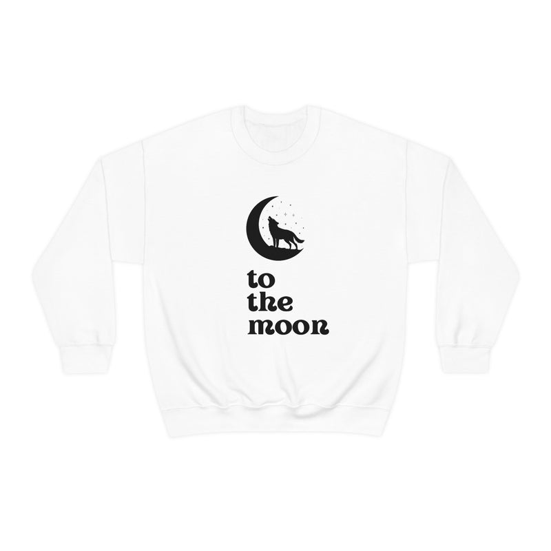 Unisex Heavy Blend Crewneck two the moon Sweatshirt